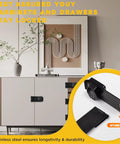 Badass Password Combo Rotary Hasp Locks 2 Pack Heavy Duty Black Numeric Security Slide Latch for cabinets and drawers.