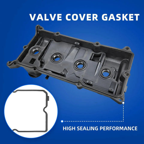 Valve Cover Kit With Gaskets And Oil Filler Cap For 2002-2006 Nissan Altima Sentra 2.5L Replaces 13264-3Z001 13264 cover shown
