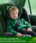Premium All Season Windshield Wiper Blades 22x22 Inches Direct Hook Beam, displayed in a car with a child inside.