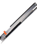Dead Silent Glide Undermount Soft Close Drawer Slides 6 Pair 21 Inch Full Extension Ball Bearing, showing sleek metal finish.