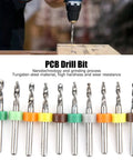 10 Piece Micro Twist Bits Straight Handle Tungsten Steel Drill Bit Set For PCB Repair Mini Circuit Board Bits 2.1 To 3.0mm