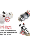 Front Load Washer Pump Replacement Fits W10241025 W10321032 46197020 and more, shown with fitting points and design features