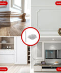 200 Pack Double Head Skirting Nails With Seamless Threads For Solid Wood Baseboards And Molding on various home settings.