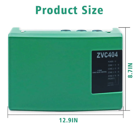 Upgraded 4 Zone Valve Control Board For Hydronic Heating Systems ZVC404-4 Replacement Module Built Tough With Superb Heat Management And Zero Fuss Smooth Operation Every Single Time