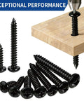 600 Piece Stainless Steel Wood And Sheet Metal Screws Set With 18 Sizes Self Tapping Phillips Pan Head Coarse Thread installation
