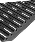 Close-up of the Anti Static Circuit Board Storage Rack And PCB Holder Stand for Safe Electronics Protection with angled slots.