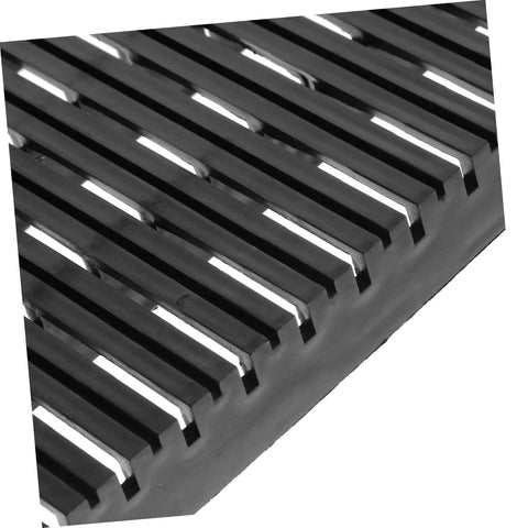 Close-up of the Anti Static Circuit Board Storage Rack And PCB Holder Stand for Safe Electronics Protection with angled slots.