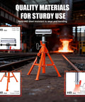 Heavy Duty Roller Stand With 2500 Lb Capacity And 28 To 52 Inch Adjustable Height Foldable Tool Stand in an industrial setting
