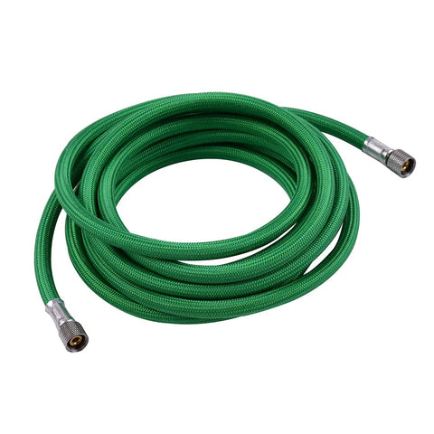 Zero Hassle Textile Braided Airbrush Hose Three Meter Long Kink Free Flexible Pneumatic Airline Tubing with fittings.