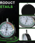 Slick Stainless Steel Tire Tread Depth Gauge Delivering Dead On Accuracy For Quick Rubber Wear Checks Pro Level Measurement Tool with dial