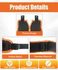Heavy Duty Left And Right Shoulder Strap Kit For Stihl Br800 Backpack Blower with foam padding and durable clips.