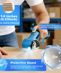 Heavy Duty Electric Scissors For Cardboard Cutting Cordless Rechargeable Box Cutter With Tungsten Steel Blade 260Rpm High Speed Power Tool for cutting cardboard.