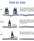 Instruction guide for using the Powerful 1380W Auto Body Dent Repair Kit For Minor Dents Door Dings And Hail Paintless Dent Removal Tool Set