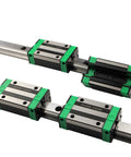 Two Pack 300mm Linear Rail and 300mm RM1605 Ballscrew CNC Kit With BF12 BK12 End Supports, Coupling, DSG16H Nut Housing
