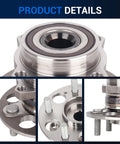 Rear Wheel Hub And Bearing Assembly For Honda CR-V 2017 2018 2019 2020 2021 2022 AWD 5 Lug With ABS close-up details