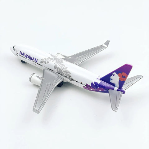 Hawaiian Model Airplane Die Cast Fuselage Alloy Body With Plastic Wings True To Scale Showpiece For Collector Display