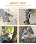 Broach Sillcock Tee Hose Bibb Replacement Handle Set 2 Pack for Outdoor Faucets shown on various outdoor spigots.