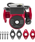 Smooth Operator Stainless Steel Three Speed Circulator Pump For Hot Water Recirculation And Home Heat Systems 230V 1 6Hp with accessories.