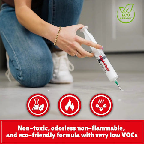 Two Pack Loose Tile Repair Adhesive With Syringe For Tile Porcelain Ceramic Marble Stone And Wood Floors Extra Strength Bonding application