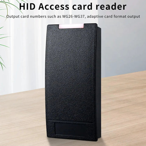 Rugged Waterproof 125KHz Proximity RFID Card Reader With Wiegand 26 To 37 Bits RS232 RS485 UART TTL IP68 shown on table