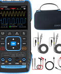 Upgraded Handheld Oscilloscope With Multimeter And DDS Generator, 50 MHz Bandwidth, 250 MSa Sampling, 19999 Counts, with probes
