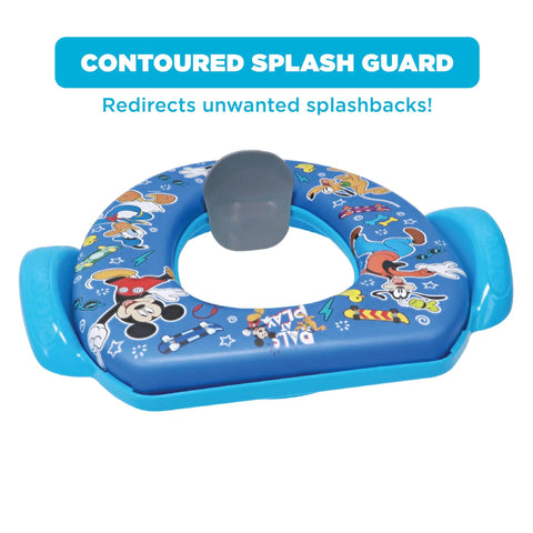Toddler Potty Training Seat With Plush Removable Pad And Sturdy Grip Handles Fitting Regular Or Elongated Bowls Quick Wipe Down Design Super Comfy Setup Getting Little Tykes Cool With The Big Toilet