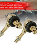 10mm Left And Right Go Kart Tie Rods Set For Taotao 125cc And 110cc Dirt Bike Durable Replacement Steering Linkage For Chinese Mini Quads And ATVs Heavy Duty, shown with 10mm threaded ball joints