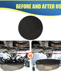 Round Oil Drain Splash Pad 15 Inch Heat Resistant No Mess No Splatter Mat For Car Oil Changes And Transmission Drain Pan Garage Ready For Mechanics And Auto Repairs For Any Garage, round black PET pad
