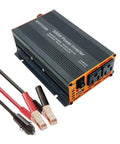 Rugged 500W Power Inverter With Dual AC Outlets And USB Port Converts DC 12V To 110V AC Modified Sine Wave for vehicles.