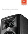Close-up of Two 305P MkII 5 Inch 2-Way Active Studio Monitors with Image Control Waveguide for Precision Mixing.