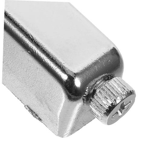 Close-up of Premium Heavy Duty Soft Close Cabinet Damper For Kitchen Wardrobe Doors Silent Anti Slam Furniture Buffer Silver hardware.