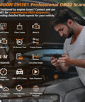 All Cars After 1996 OBD2 Diagnostic Scanner Tool With Live Data Graphs Read And Clear Codes MIL Off Freeze Frame IM Readiness