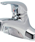 Single-Control Deck Mount Lavatory Faucet In Chrome With 5-Inch Spout And Eight Flow Options From 0.35 Gpm To 2.2 Gpm