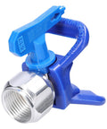 Reversible Airless Sprayer Tips Set 6 Nozzle Types 211 315 417 515 517 523 With 2 Seats For Most Airless Paint Guns blue tip