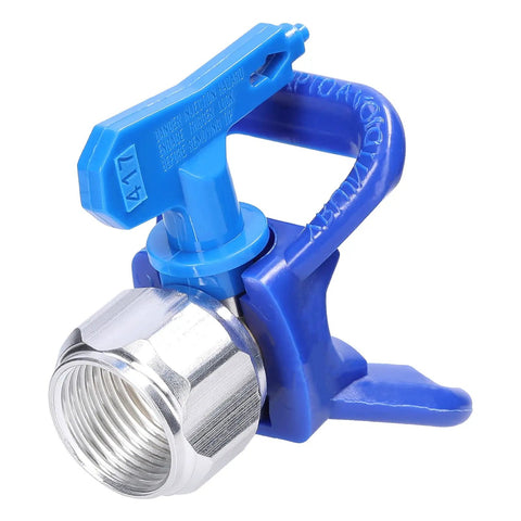 Reversible Airless Sprayer Tips Set 6 Nozzle Types 211 315 417 515 517 523 With 2 Seats For Most Airless Paint Guns blue tip