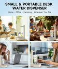 5 Gallon Water Dispenser For Desktop Use Desk Friendly Portable Electric Water Pump in various home and office settings
