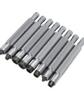 Watch Crown Winder Tool Set 8 Piece 2 To 10mm Manual Winding Repair Kit For Mechanical Watches Pro Grade Aluminum Alloy