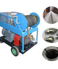 Heavy Duty Sewer Jetter Machine With High Pressure Hydro Jet System for industrial and municipal pipelines, shown with accessories.