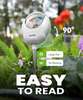 Soil Moisture Meter For Plants For Plant Parents, Accurate Plant Water Meter with 90° Dial in garden setting