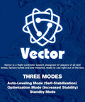 Vector flight control modes for RC Plane For Grownups P51 850mm Wingspan With Vector Flight Stabilization System RTF.
