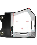 Heavy Duty ATV Winch Mount For Polaris Sportsman Fits 2000 To 3600 Lb Winches With 4-Hole Or 2-Hole Mount Pattern, Easy Install