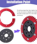 Installation guide for Heavy Duty Split Sprocket Hub Adapter Fits Baja Massimo Mini Bike Go Kart 42 Tooth Gear Replacement.