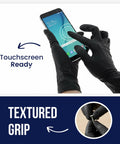 Real Deal Top Shelf Black Nitrile Gloves Box Of One Hundred Powder Free Latex Free Extra Large shown using touchscreen devices.