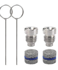 1.1mm Foam Cannon Nozzle and Filter Mesh Kit for Pressure Washers Up To 3000 PSI Replacement Tips and Foam Maker Mesh 2 Pack