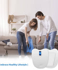 Couple cleaning with Replacement Vacuum Filters For Shark Rocket Vacuum HV345 HV343AMZ ZS350 ZS351 ZS352 HV320 HV321 HV322 HV324Q HV401 Includes Four Foam And Felt Filters And Four Post Filters For Easy Install Part XPMFK320 1084FTV320 in foreground
