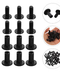 20 Piece Set Black Socket Button Head Cap Screws With Nuts For Cabinets And Chairs No Slip Lock Keeps Screws Tight And Solid Connection