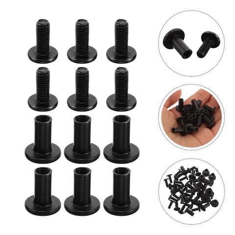 Socket Cap Bolts Set In Black Iron With Round Button Heads And Internal Socket Design For Quick Tightening And Rock Solid Connections
