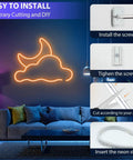 50Ft RGB Neon Rope Lights With App Remote Waterproof IP65 Flexible LED Strip 24V Color Changing Lights for wall decor