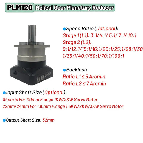 Top Shelf Helical Planetary Gearbox Step Down Motor Reducer Works Like A Dream With 70 To 1 Speed Ratio Heavy Duty Rig for input sizes 19mm to 24mm.