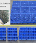 Lightweight Waterproof Plastic Pallets With Interlocking Grid Tray For Garage And Warehouse Storage, Ventilated Twill Surface